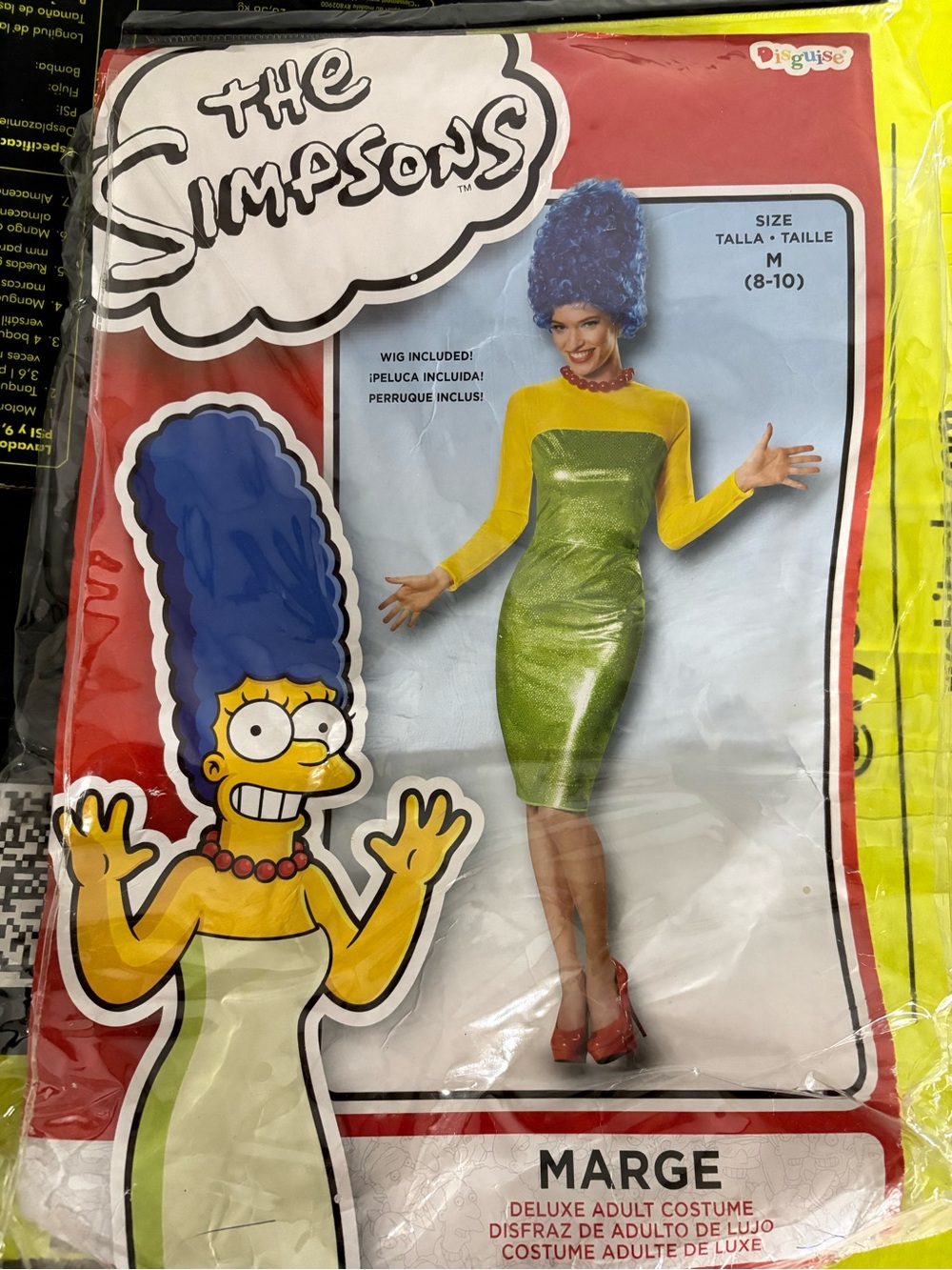 Marge Deluxe Kids Costume - Blue, Green & Yellow